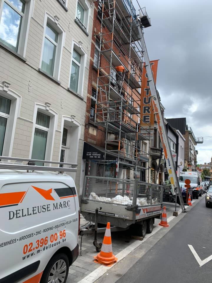 Mesures pour signaler un chantier Delleuse Marc Toitures