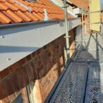 Echafaudage pour rénovation d'une toiture