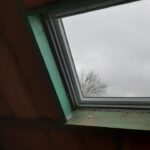 Vue intérieure d'un velux encastré