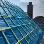 Structure de la sous-toiture d'un toit en pente