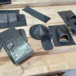 Pièces en plomb pouvant composer une toiture